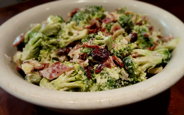 Broccoli Bacon Cranberry Salad