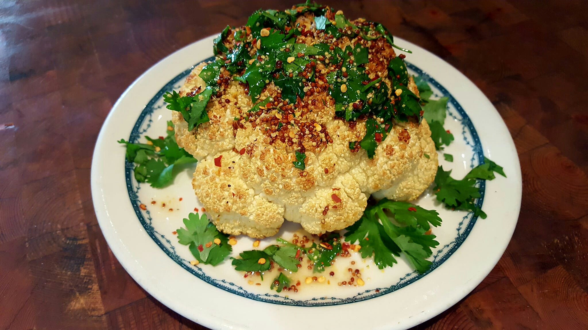 Roasted Whole Cauliflower