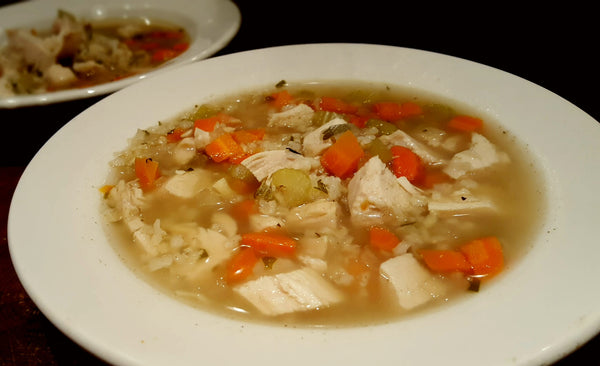 Chicken & Rice Soup Slow Cooker Recipe