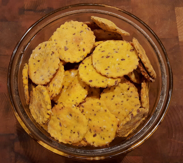 Sweet Potato Protein Crackers
