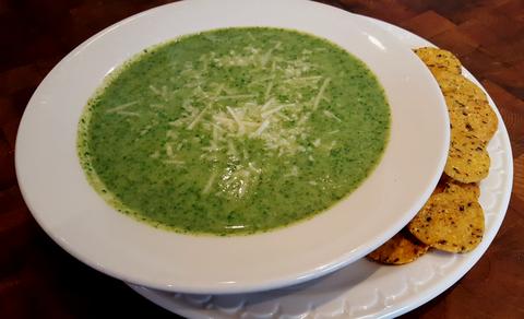 Cream of Broccoli & Spinach Soup Recipe