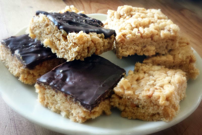 Peanut Butter Protein Rice Krispies Treats