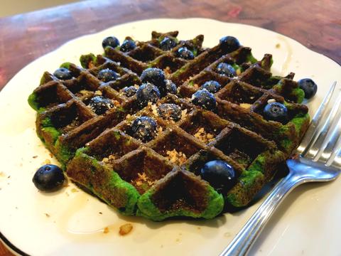 Spinach Waffles Recipe