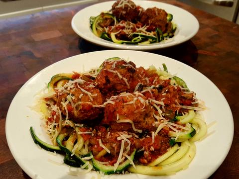 Turkey Meatballs with Homemade Sauce - Slow Cooker Recipe