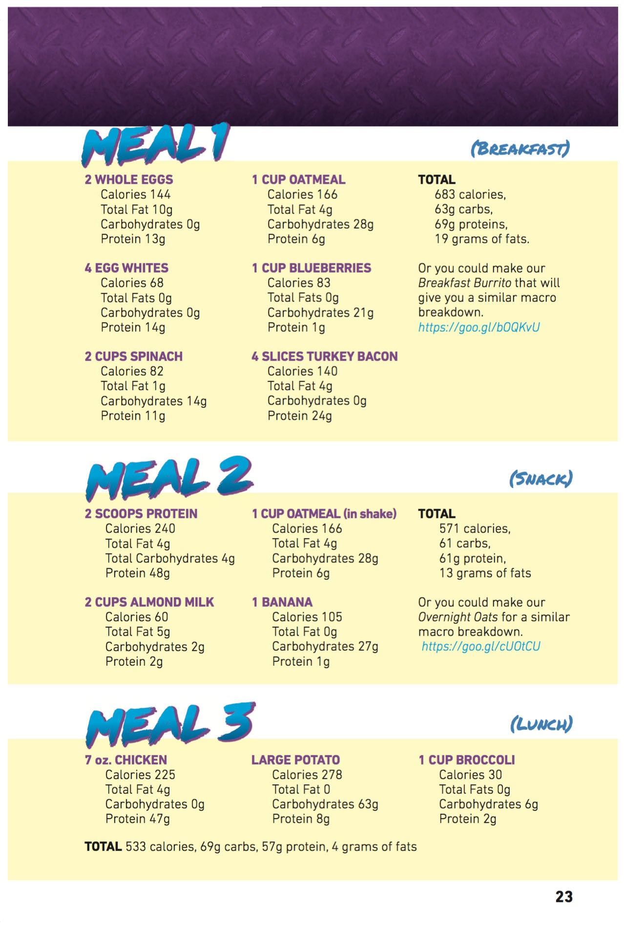 Meal Best Bulking Program Standard 12 Week Muscle Building Program