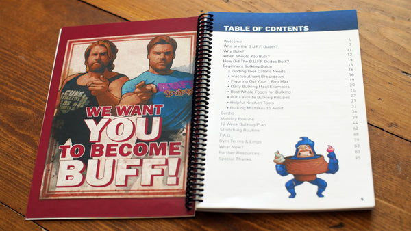 | B.U.F.F. Dudes Bulking Book - Buff Dudes