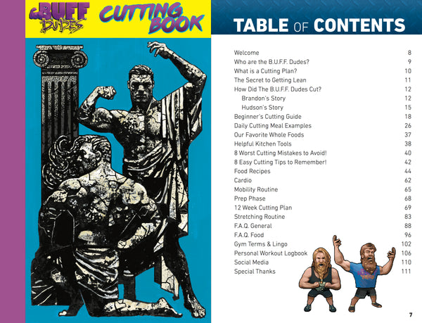 | B.U.F.F. Dudes Cutting Book (.PDF VERSION) - Buff Dudes