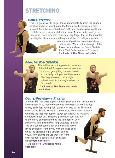 | B.U.F.F. Dudes 12 Week Plan Book (.PDF VERSION) - Buff Dudes