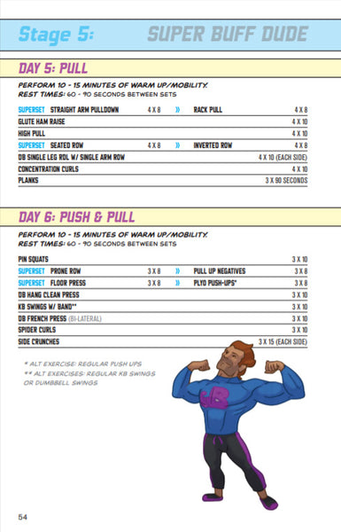 | B.U.F.F. Dudes SUPERHERO PLAN (.PDF VERSION) - Buff Dudes