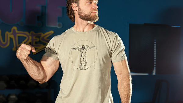 B.U.F.F. Dudes 'Vitruvian Dude' T-Shirt - Buff Dudes